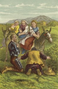 Don Quixote, Sancho and the Country Girls